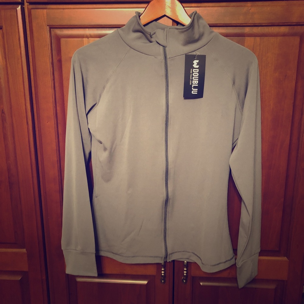 *NEW* DOUBLJU athletic zip-up jacket
